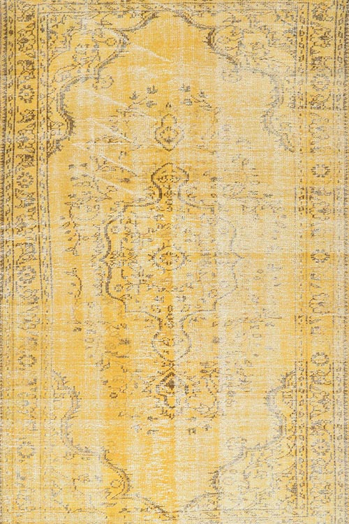 שטיח וינטג' טורקי 07 צהוב