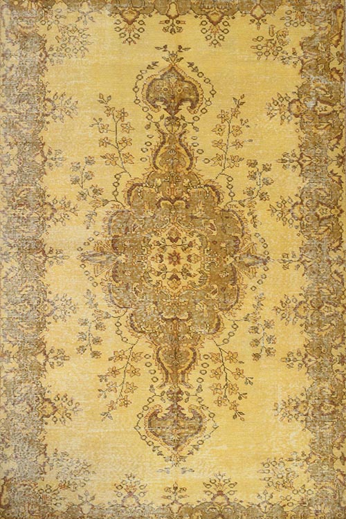 שטיח וינטג’ טורקי 11 צהוב