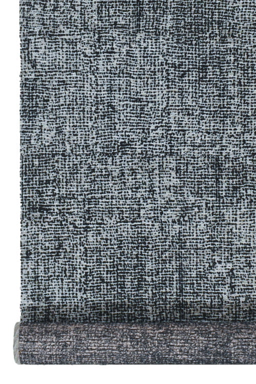 שטיח מנילה LEZA ראנר שחור לבן