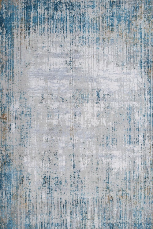 שטיח כחול סטורי B093B | שטיח מודרני לסלון