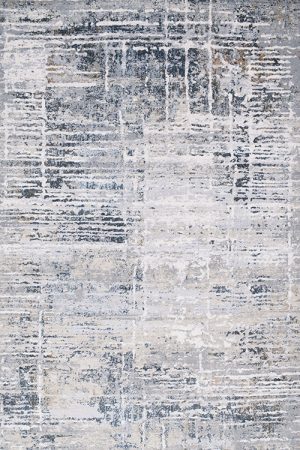 שטיח אפור סטורי 062 | שטיח אבסטרקט אפור