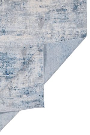 שטיח אפור גאיה B405F | שטיח אבסטרקט כחול