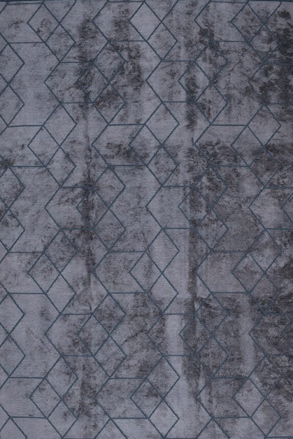 שטיח ארוקה PLZ2069 | שטיח אפור כהה