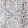 שטיח אפור פילינג V549B | שטיח עגול באריגה שטוחה