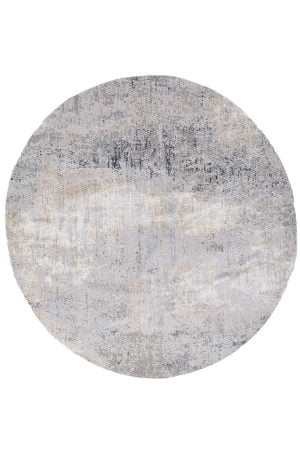 שטיח פילינג Y210D עגול | שטיח אפור עגול