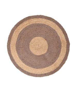 שטיח אפור חבל פטאיה D6 עגול