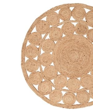 שטיח חבל פטאיה D3 עגול | שטיח עגול לחדר ילדים