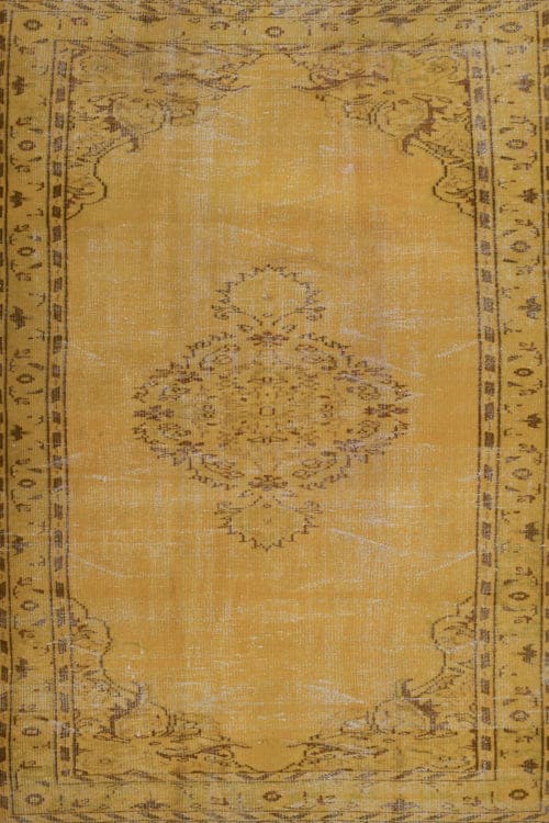 שטיח וינטג' טורקי 06 צהוב