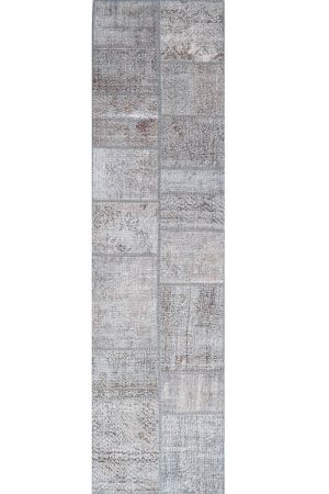 שטיח אפור צלטיקה 24 ראנר | שטיח למסדרון עבודת יד