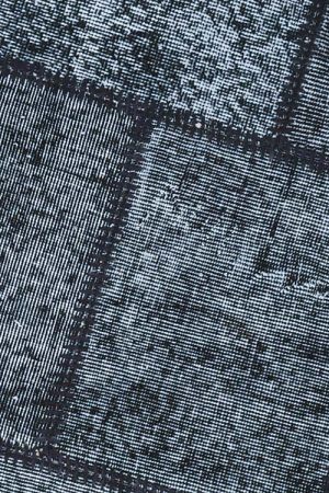 שטיח צלטיקה 09 עגול שחור לבן