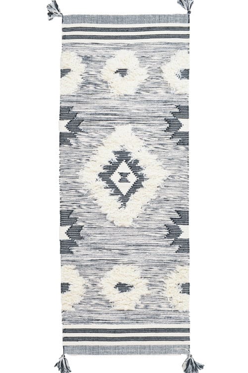 שטיח סקנדינבי ראנר 2244 שחור לבן