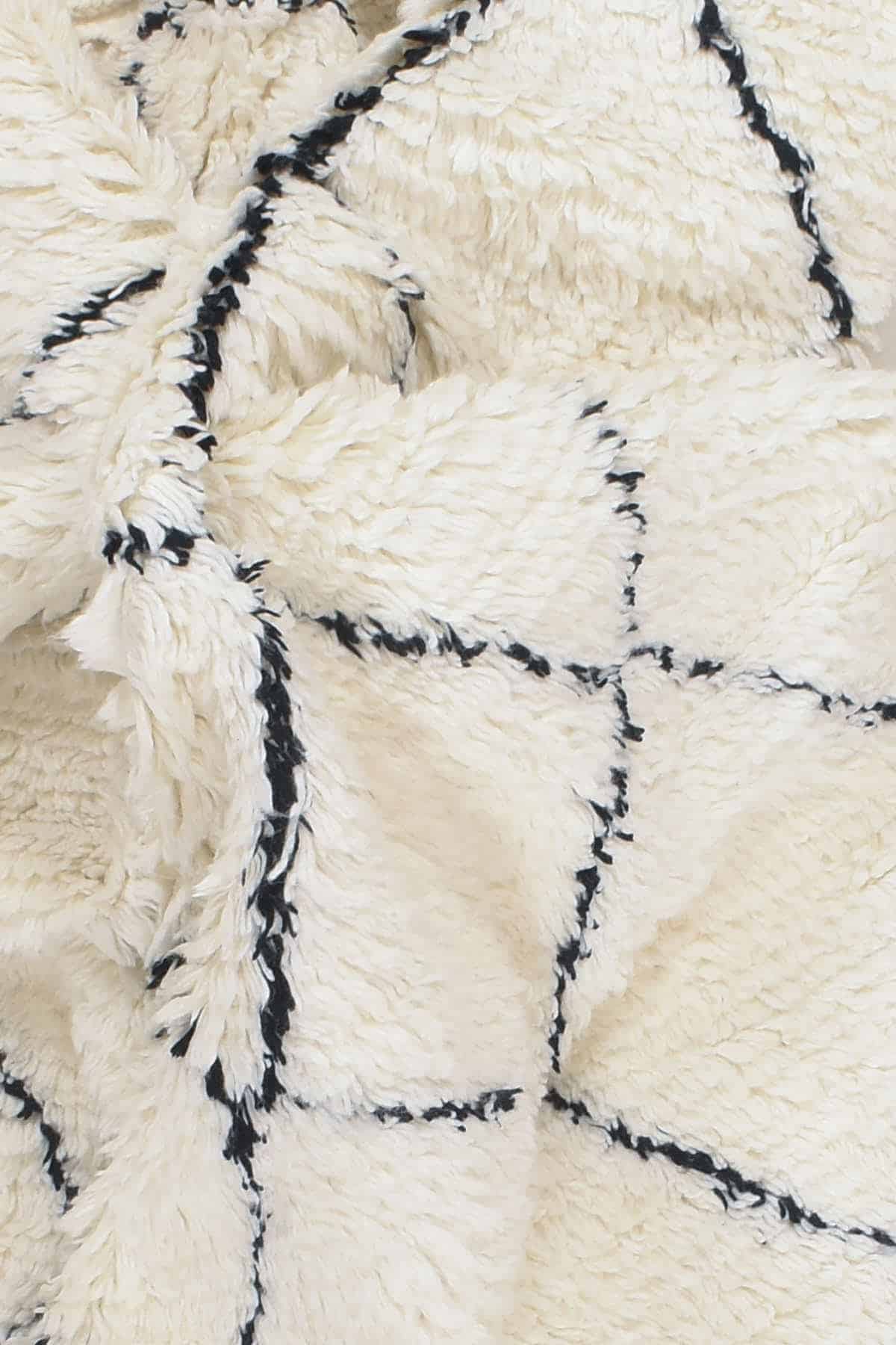 שטיח ברבר מרוקאי 09 שחור לבן