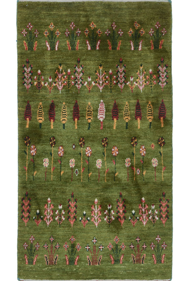 שטיח פרסי ירוק