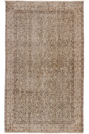 שטיח וינטג' טורקי בסגנון אפור