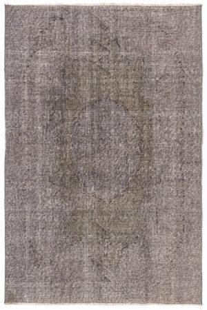 שטיח טורקי וינטג' צמר גזר אפור