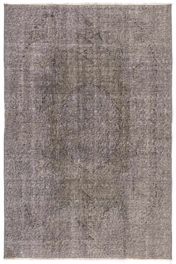 שטיח טורקי וינטג' צמר גזר אפור