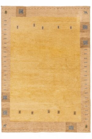 שטיח כפרי בצבע בז' מצמר
