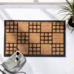 שטיח כניסה לבית טבעי קוביות