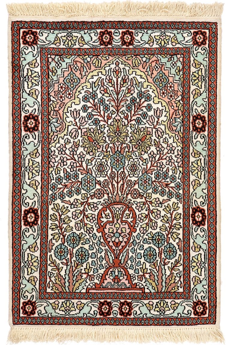 שטיח קשמיר משי
