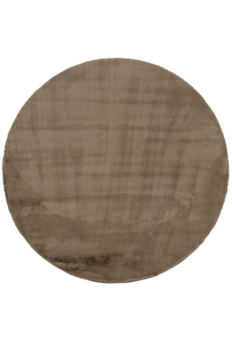 שטיח שאגי מויו MO102 בז' עגול