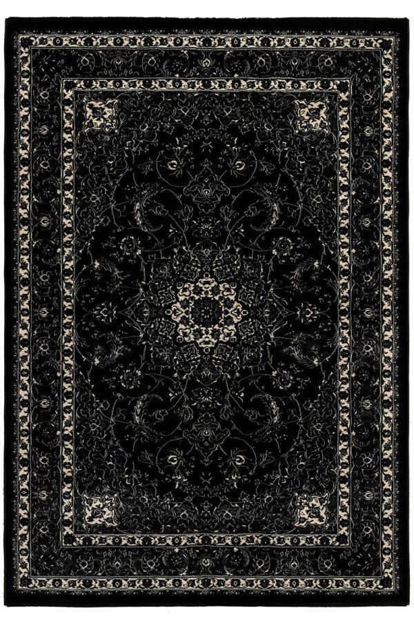 שטיח ריבר 1515A אפור שחור