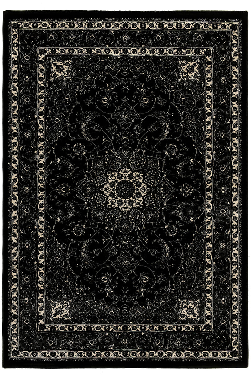 שטיח ריבר 1515A אפור שחור