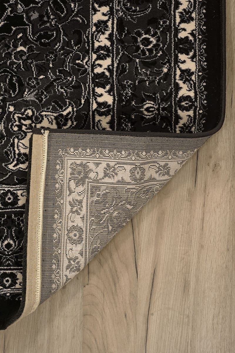 שטיח ריבר 1515A אפור שחור