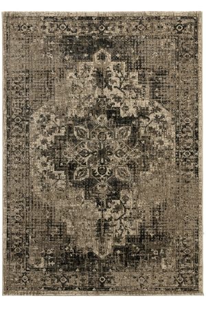 שטיח ריבר D521B שמנת אפור