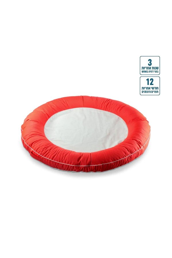 אבוב זוגי צף לבריכה Ø160 אדום