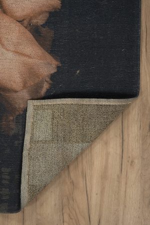 שטיח מרנטה ELDORA שחור צבעוני