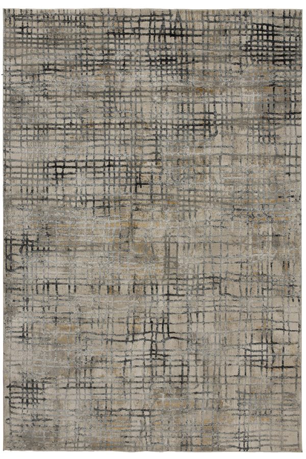 שטיח סטורי B053A קרם אפור