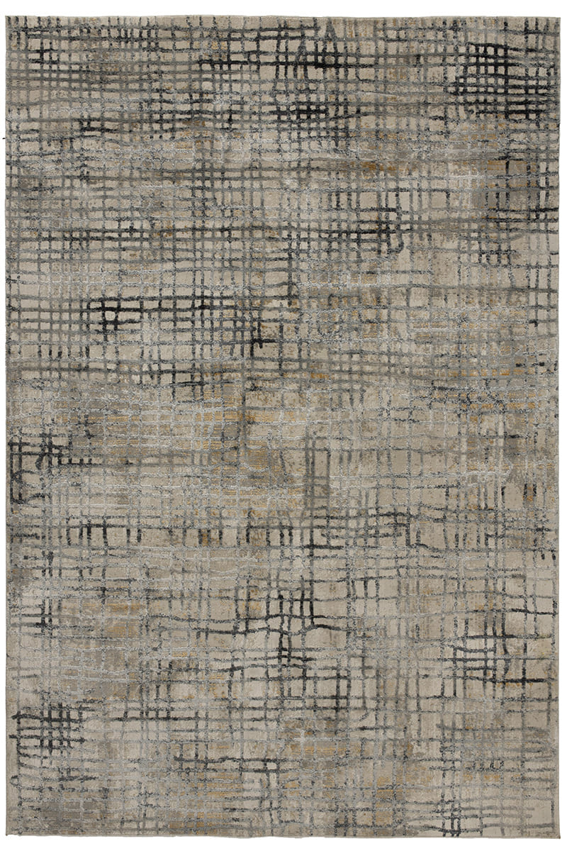 שטיח סטורי B053A קרם אפור