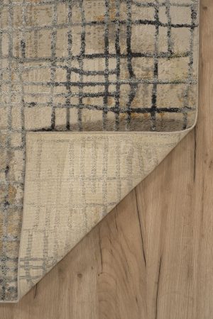 שטיח סטורי B053A קרם אפור