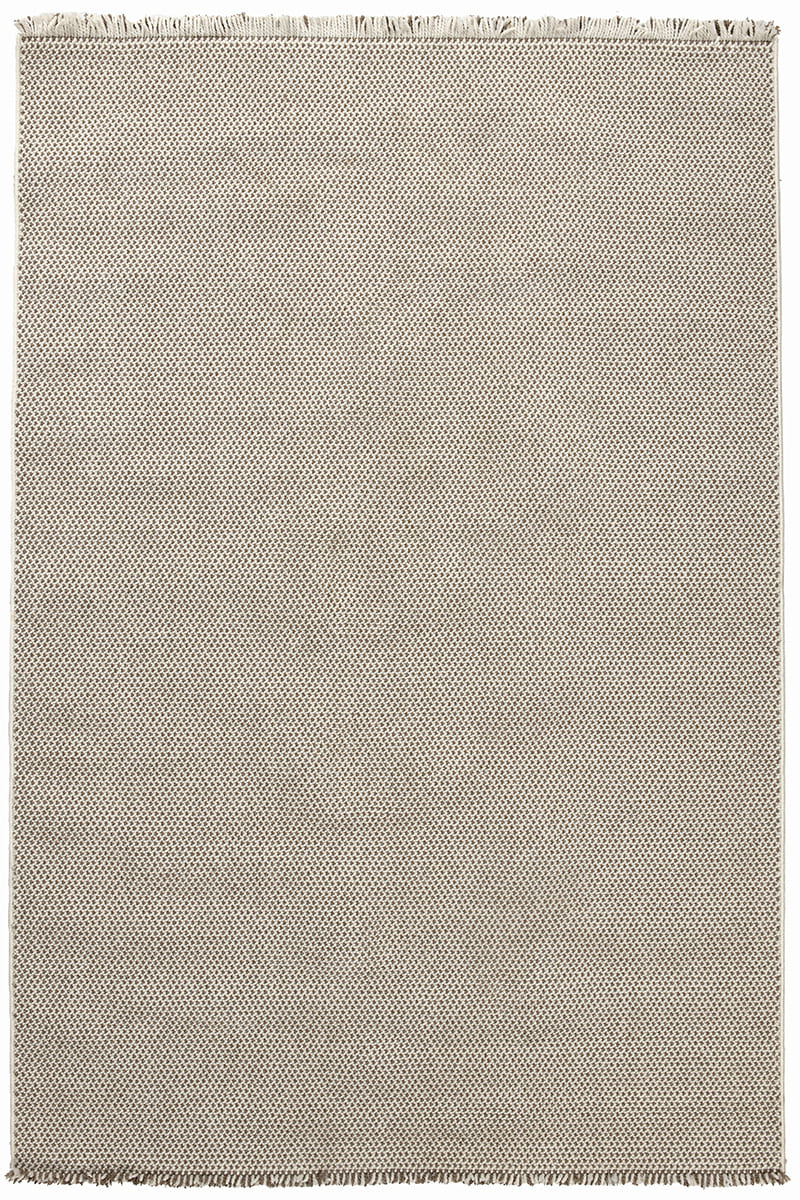 שטיח לופ PLZ-400 לבן בז'