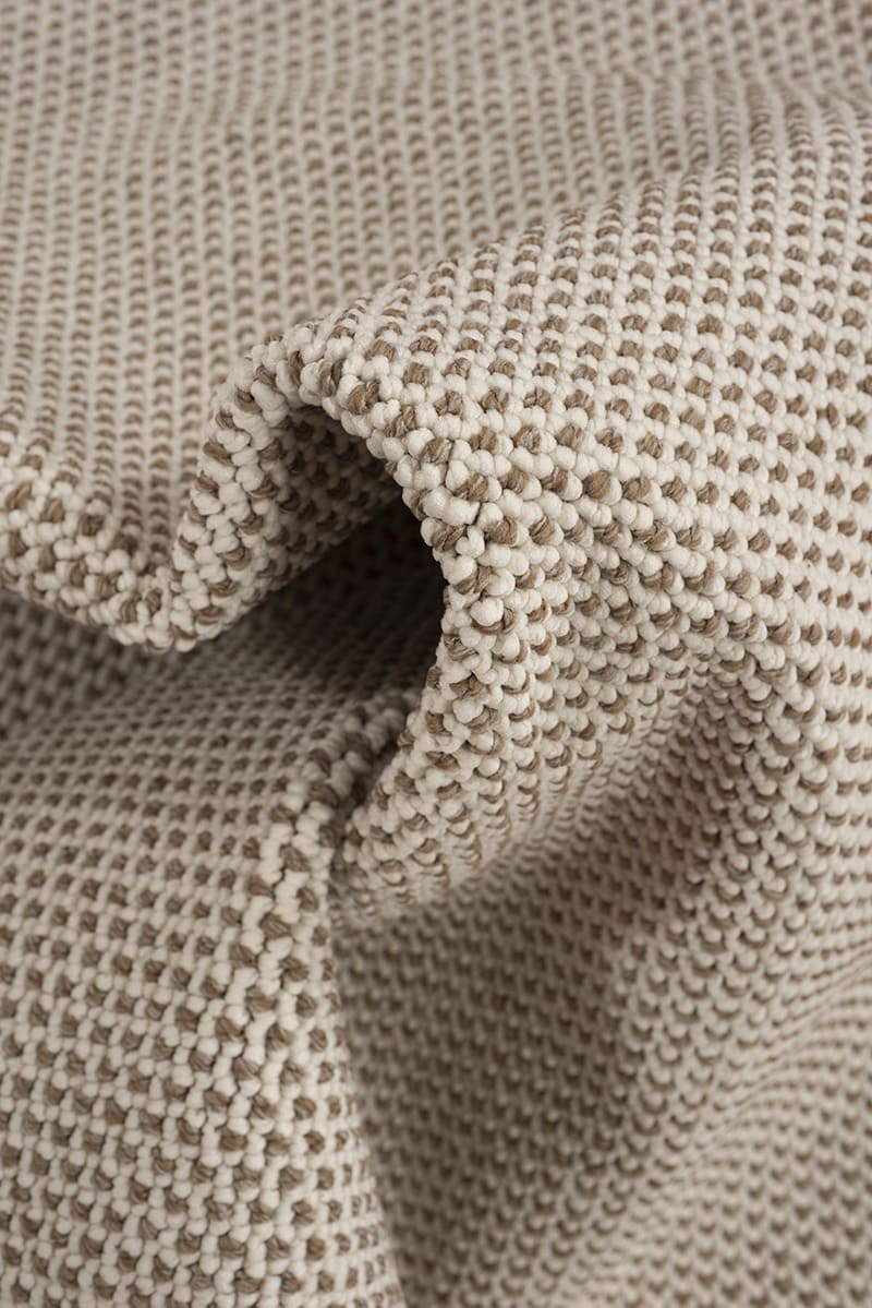 שטיח לופ PLZ-400 לבן בז'