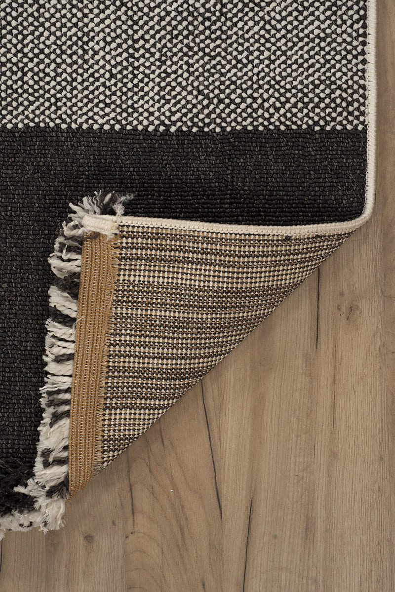 שטיח לופ PLZ-404 לבן אפור