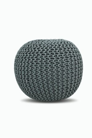 פוף BELLO אפור כהה