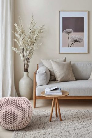 פוף BELLO ורוד בייבי