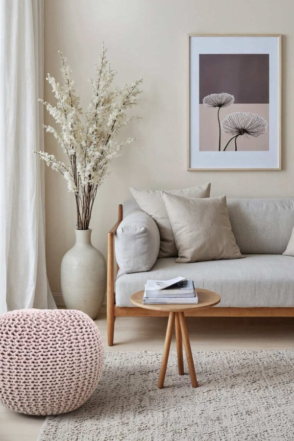 פוף BELLO ורוד בייבי