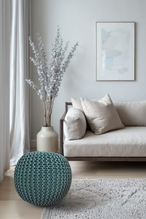 פוף BELLO ירוק פטרול