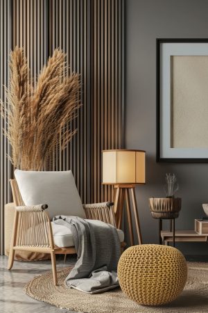 פוף BELLO צהוב חרדל