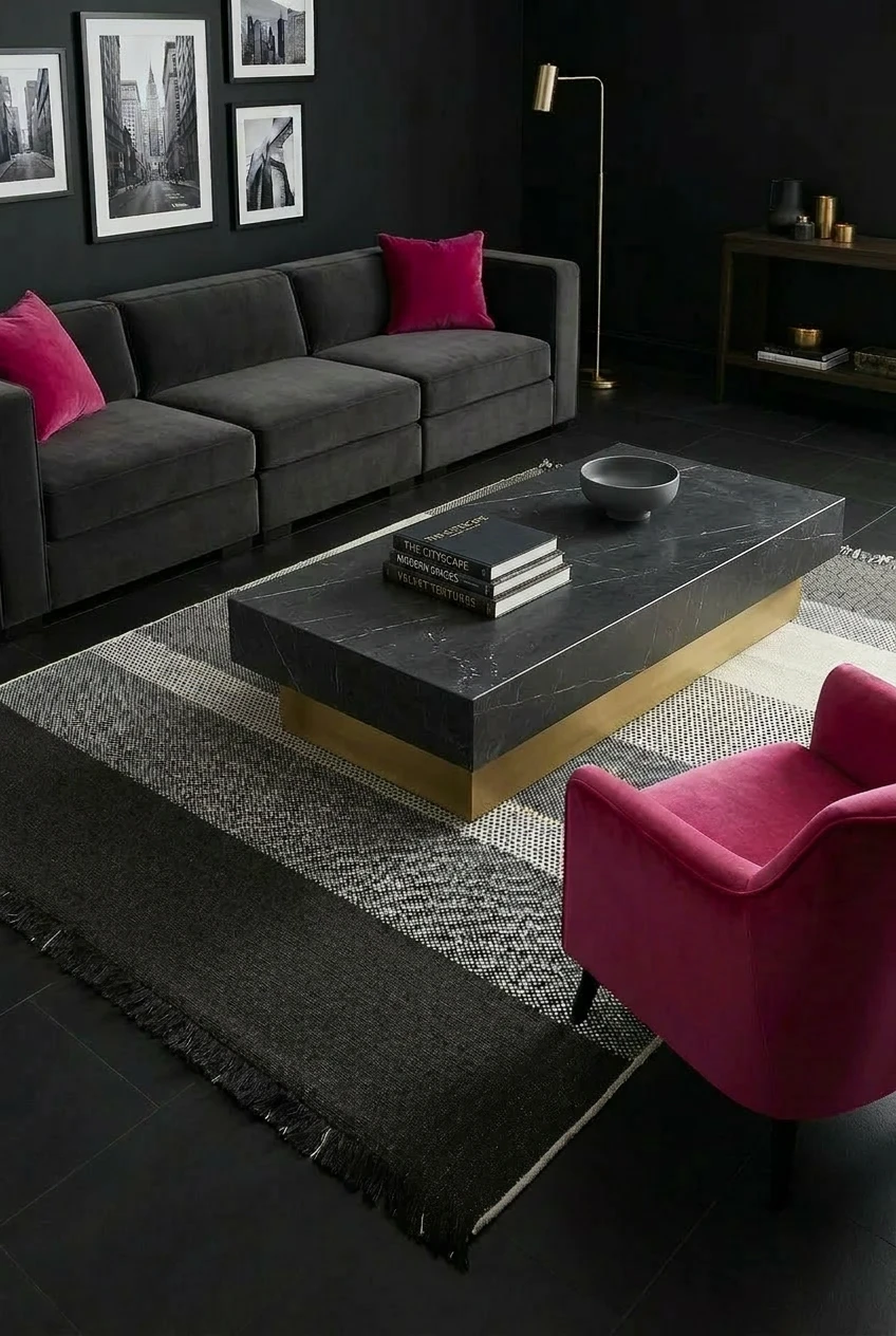 שטיח לופ PLZ-404 לבן אפור עם פרנזים