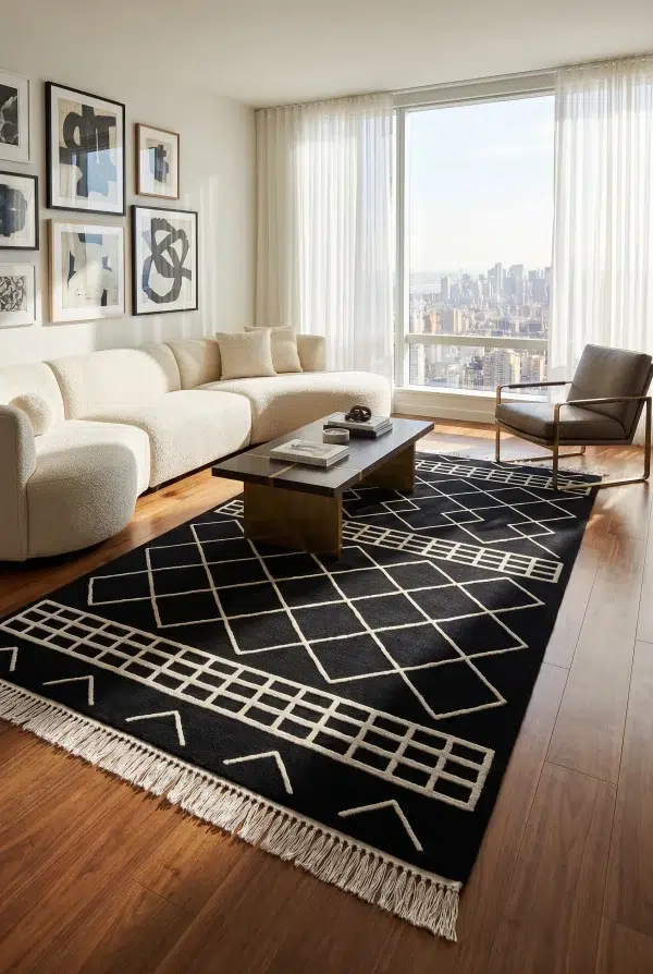 שטיח קילים ברבר כותנה 1830-02, Clear Sunny Day.