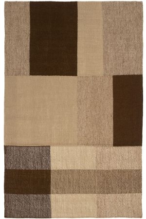 שטיח האנימארק ללא פרנזים בז' חום BEIGE 4N01