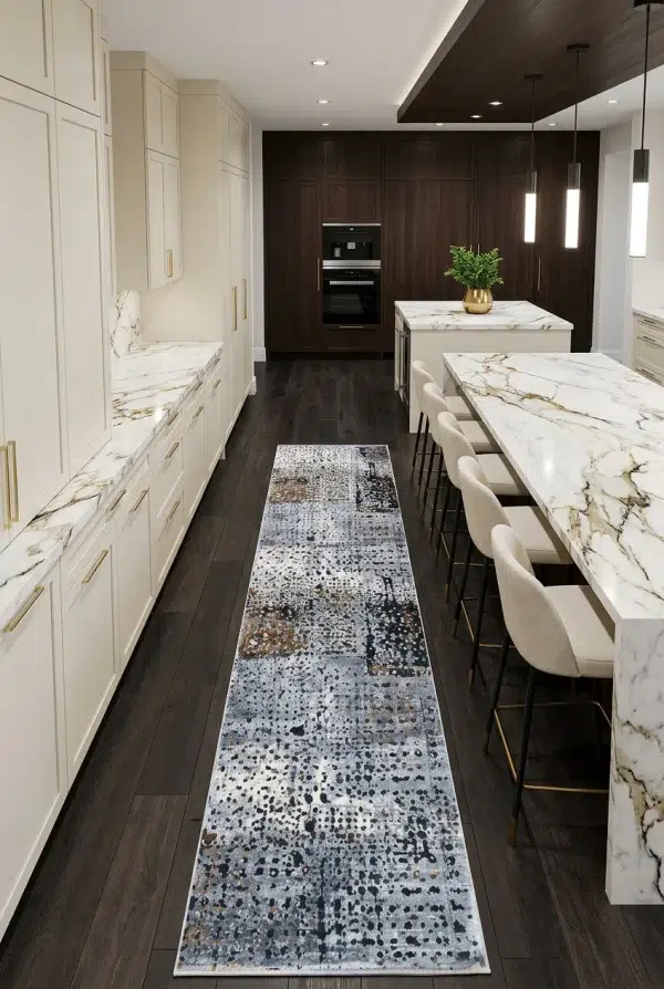 שטיח דאימונד קוסמוס 1713 ראנר, Contemporary Luxury, Kitchen Bright, styled props.