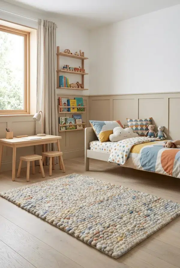 שטיח סטאר סווינג 77, Scandi Neutrals, Scandinavian, Natural Daylight, lifestyle props.