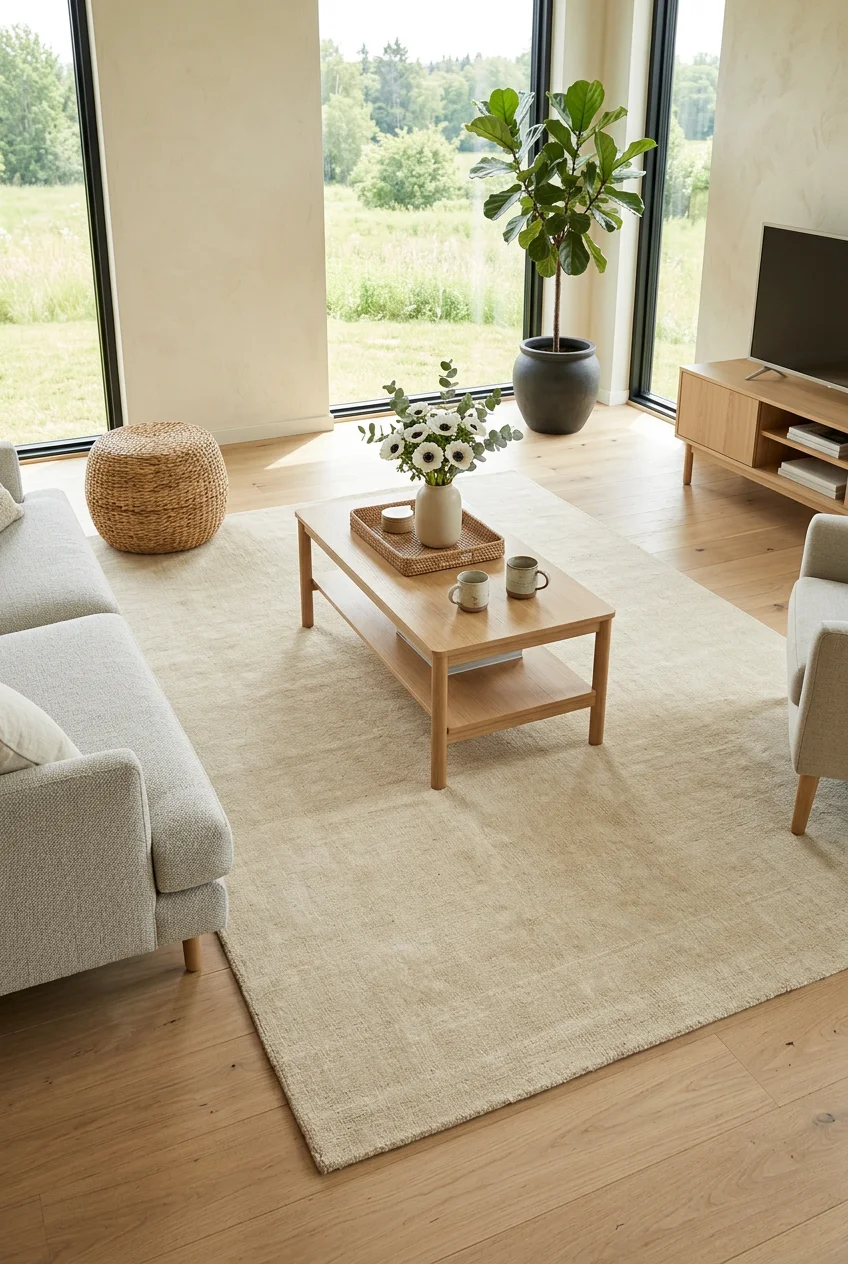 שטיח PLAIN JUTE PJ-MC-01-D שמנת